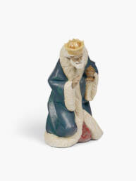 Figura Rey Melchor en Belén. Gres