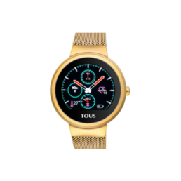 Reloj activity Rond Touch de acero IP dorado