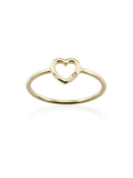 Anillo en Oro 18Kt. y diamantes