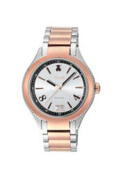 Reloj ST bicolor de IP rosado/acero