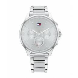 Tommy Hilfiger - Reloj de cuarzo para mujer con correa de acero inoxidable