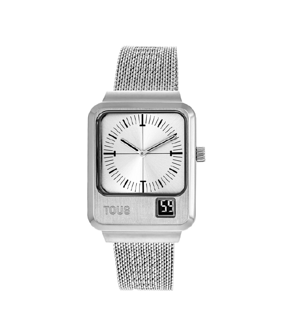 TOUS - Reloj analógico y digital con brazalete de acero MARS