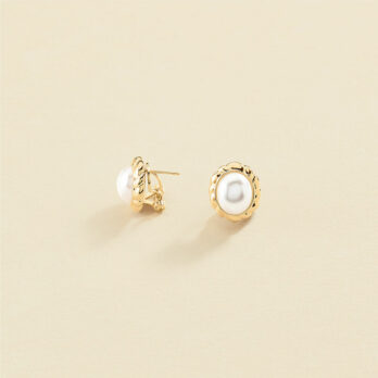 Agatha Paris - Pendientes N-13 - oro con perla