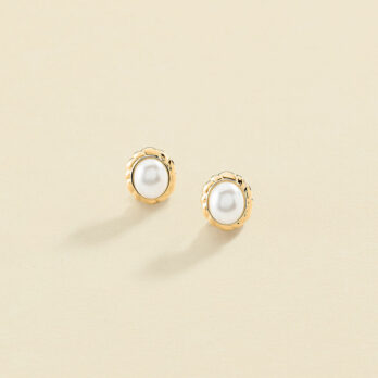 Agatha Paris - Pendientes N-13 - oro con perla