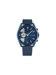 Tommy Hilfiger Reloj Baker Acero Inoxidable Azul Multifunción Hombre