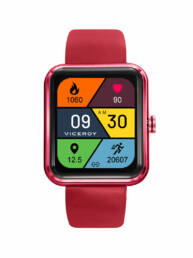 Viceroy - Reloj Smart de aluminio rojo con correa roja