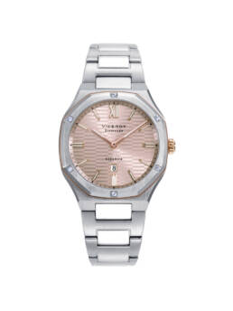 VICEROY Reloj Laura Escanes Caja de Acero con Bisel Doble en Acero e IP Rosa con Diamantes Creado