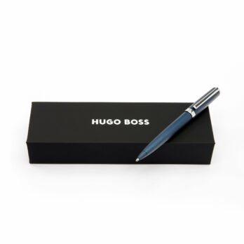 HUGO BOSS - Bolígrafo Gear Brushed Navy