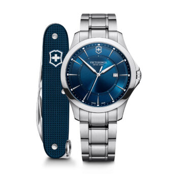 Victorinox Reloj Alliance + Navaja Suiza Azul