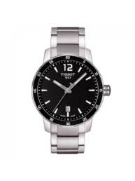 Reloj Tissot Quickster Quartz Deportivo con Esfera Negra y Movimiento de Cuarzo