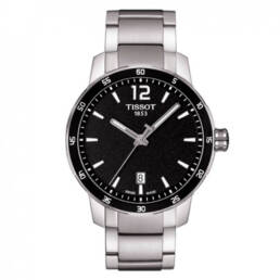 Reloj Tissot Quickster Quartz Deportivo con Esfera Negra y Movimiento de Cuarzo