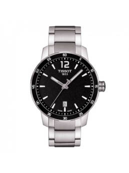 Reloj Tissot Quickster Quartz Deportivo con Esfera Negra y Movimiento de Cuarzo