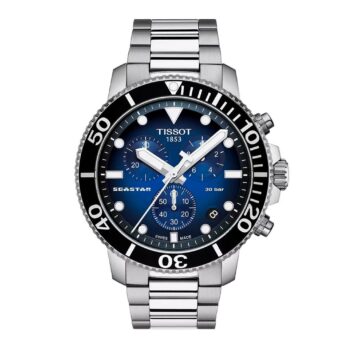 Reloj Cronógrafo Tissot Seastar 1000, Caja de Acero Resistente al Agua hasta 300 m