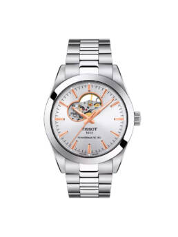 Reloj Tissot Gentleman Powermatic 80 Open Heartj Suizo de 40 mm con Reserva de Marcha