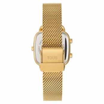 Reloj Digital Tous con Brazalete de Acero Dorado D-Logo Mini