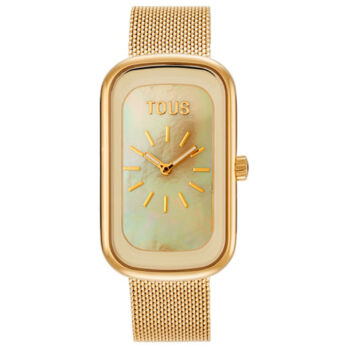 Reloj TOUS T-Band Club con Esfera de Nácar y Brazalete Dorado