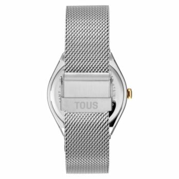 Reloj Analógico Tous con Brazalete de Acero y Acero Dorado Karat Round Mesh