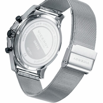 Reloj Viceroy Dress con Caja y Malla Milanesa de Acero en IP Gris