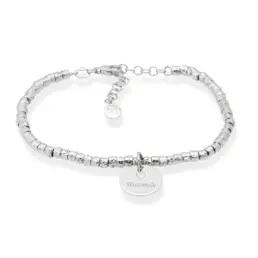 Pulsera MARINA GARCÍA MAMÁ en plata con baño de rodio 90825UB