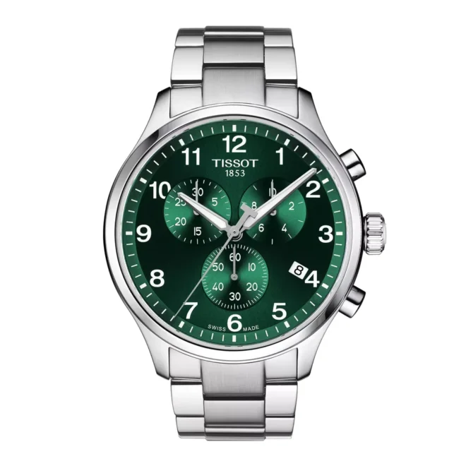 Reloj cronógrafo Tissot Chrono XL Classic acero de 45 mm, movimiento cuarzo suizo, cristal zafiro T1166171109200