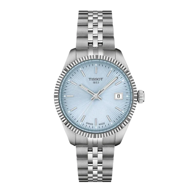Reloj Tissot Ballade 34 mm acero, esfera guilloché, cuarzo con EOL T1562101135100
