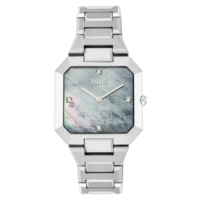 Reloj analógico TOUS Karat acero y nácar blanco 3000145100