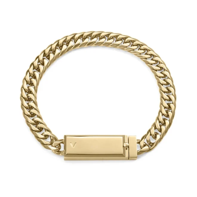 Pulsera Viceroy acero dorado 21 cm hombre - 15213P01012